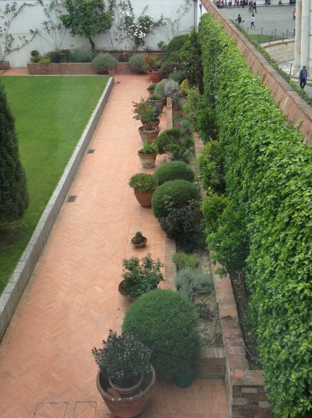 Italian container garden